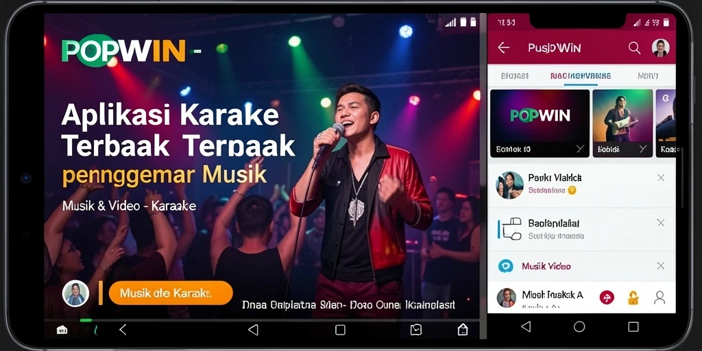 Tampilan antarmuka aplikasi POPWIN yang menarik dan mudah digunakan.